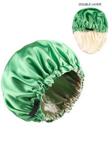 Women's Reversible Double-Sided Adjustable Satin Sleeping Cap Bonnet, Heat Caps For Beauty Treatment Sleep Bonnet - DX10A - View 23