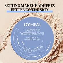 O'CHEAL 1 Box 10g Silk Satin Soft-Focus Mattifying Setting Powder, Waterproof, Natural, Long-Lasting, Makeup Foundation Loose Powder