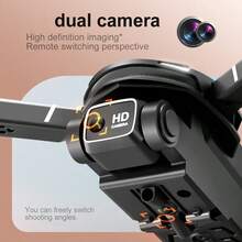 Máy bay không người lái, Tránh chướng ngại vật thông minh, Máy bay điều khiển từ xa, Camera kép độ nét cao, Chụp ảnh trên không, Máy bay bốn cánh, Máy bay không người lái, Có thể gập lại, Dành cho người mới bắt đầu, Máy bay không người lái, Màu phụ kiện ngẫu nhiên - Xem 6