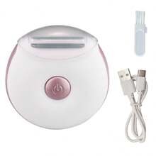 1 pieza Recargable Batería de 400mAh Removedor de vello eléctrico portátil de 3W para mujeres, Modelo RF-710 para eliminar vello corporal, facial y de las piernas, adecuado para viajes y exteriores