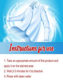 Jue-Fish 260g Biological Enzyme Cleaning Agent, It Can Quickly Remove Stains From Clothes, And Is Also Suitable For Any Fabric Sofa, Carpet, Clothing, Textile Products, Silk, Etc. It Effectively And Thoroughly Cleans Clothing Stains, Emits A Fragrance, And Leaves Clothes Bright And Clean As New.