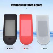Compatible With Xiaomi Mi 4 Lite 2nd Generation Switch Panel Display Screen Silicone Protective Case, Electric Scooter Dashboard Protective Cover, Black And Red Silicone Protective Case (Without Power)