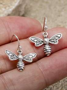 1 paire de boucles d'oreilles pendantes d'animal vintage uniques, boucles d'oreilles originales, accessoires ludiques, style fantaisiste, pour toutes les occasions (sans boîte)