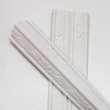 230cmx8cm Thicken 3D Pattern Embossed Foam Self-Adhesive Skirting Wall Sticker Waterproof Anti Dirt Soft Wall Decoration Lines