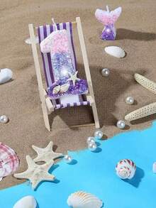 三色渐变贝壳水晶数字0-9生日派对蛋糕装饰蜡烛 - 彩色 - 查看 11