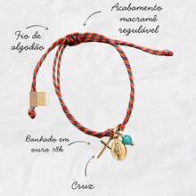 1pc Colorful Woven Religious Bohemian Style Beaded Bracelet Jewelry For Women, Summer Multi-Color Round Bead Accessories
