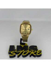 Men's Retro Vintage Classic Square Silver/Blue Watch - MSC金牌/金牌 - 查看 2