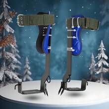 2 Gear Tree Climbing Spikes W/Harness Safety Adjustable Belt Tree Climbing Set ! - Multicolor - View 2