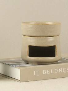 1 件现代简约欧洲陶瓷香薰炉 | 优雅烛台和精油扩散器（不含烛台）