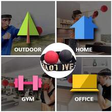 LOTANK Muay Thai Boxing Speed Ball With Head Band For Sanda Boxing Fighting Fast Speed Reaction Time Training Boxing Reflex Trainer