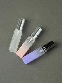 3 szklane butelki z rozpylaczem do perfum o pojemności 10 ml, różowe złoto, aluminiowe butelki z rozpylaczem, z możliwością ponownego napełnienia, doskonały wybór na prezent na Boże Narodzenie i Nowy Rok