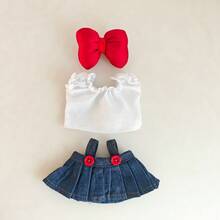 [Solo ropa] Nuevo vestido de hada mariposa LABUBU de 17 CM, conjunto de vestido de arena rosa para LABUBU de 1ra/2da/3ra generación (muñeca no incluida) - Multicolor - Ver 4