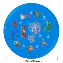 1pc Outdoor Water Spray Mat/Lawn Water Sprinkler, Interactive Outdoor Fun For Adults & Kids, Summer Cooling Toy