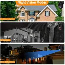 1/2/4pcs 1080P HD Smart Security Camera - Color Night Vision, Supports Pan/Tilt/Zoom, Dual-Way Audio & Pet Monitoring, With AI Motion Alarm - Indoor Outdoor Wireless Home Security Surveillance Camera - Black