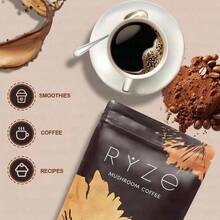 SUPERFOODS Mushroom Coffee USDA Organic Contains 6 Types Of Adapted Mushrooms And MCT Oil. Instant Coffee Grown In The United States Provides Better Energy, Concentration, Digestion, Immunity, And Lion Mane And Turkey Tail - Nấm - Xem 6