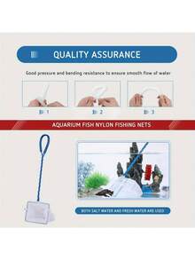 3 件套水族箱清洁套装：水族箱虹吸管、鱼网、双面清洁刷，让您的鱼缸干净顺滑