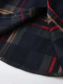 男童秋季格子长袖衬衫，新款儿童秋季休闲上衣 - 彩色 - 查看 3