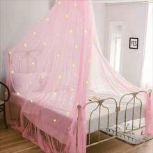 Baby Infant Toddler Bed Dome Cots Mosquito Netting Hanging Bed Net Mosquito Bar Frame Palace-Style Crib Bedding Set (Pink Mosquito Netting Only, Without Stand) - Mosquito - View 6