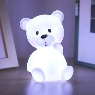 Bear Shaped Night Light, Decorative Table Top Lamp, Suitable For Room Decor, Desk Decor, Children Sleep Soft Light
