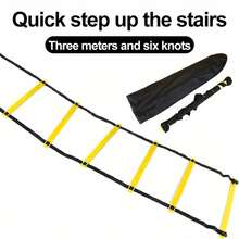1pc Agility Ladder Speed Training Equipment, Suitable For Football Training, Footwork, Coordination And Explosiveness, Applicable For Field, Sand, Home Workout And Gym