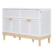 MERAX Queen Size Murphy Bed, White - 白色 - 查看 10