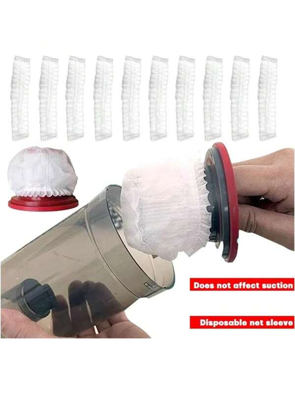 50 Stücke 7*10 cm Einweg Staubsauger Filter Tuch, Staubsaugerfiltereinsatz, Universeller Ersatz Staubsauger Filtermasche Abdeckung Vliesstoff Filter Zubehör für Staubsauger