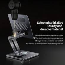 全新平板电脑支架 - 支持 iPad 的金色桌面旋转支架、多功能可调节折叠手机支架、通用 - 多色 - 查看 8