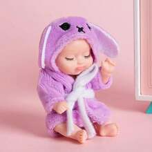Mini Realistic Baby Dolls Bathrobe Design 6 Pieces 12 Cm Height - Bathrobe - View 5