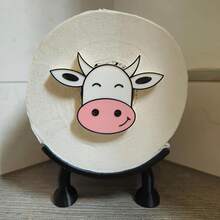 1pc Cute Cow Toilet Paper Holder, Animal Toilet Paper Rack - Bathroom Accessories, Suitable As Gift For Friends, Family, Holidays