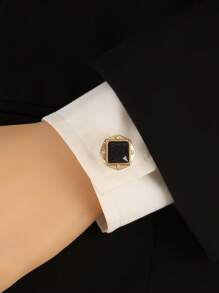 1 butoni de manșetă bărbătești, argintii, retro, cu dungi rotunde, din metal, 1 buc., cleme reglabile pentru manșete de cămașă, potrivite pentru ținute casual de zi cu zi