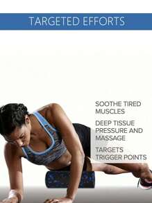 1 pezzo Mini e Portatile Massaggiatore per Tessuti Profondi Rilassante per Muscoli Rullo per Yoga/Fitness