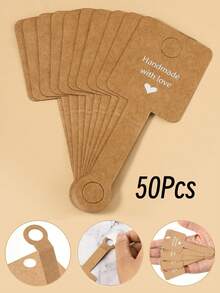 10/50/100/200/500pcs Jewelry Packaging Cards For Bracelets And Rings - Multicolor - View 12