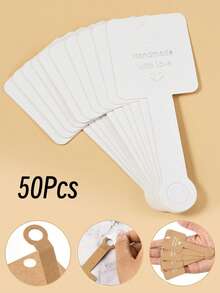 10/50/100/200/500pcs Jewelry Packaging Cards For Bracelets And Rings - Multicolor - View 14