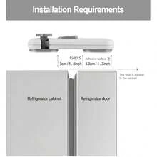 2 包儿童安全冰箱锁，带背胶的冰箱锁，冰箱锁，烤箱锁，抽屉锁，衣柜锁和冰柜锁，儿童橱柜锁 - 彩色 - 查看 4