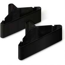 Basics - Perchas de plástico para Adultos, Color Negro, Paquete de 50 - blanco - Ver 6