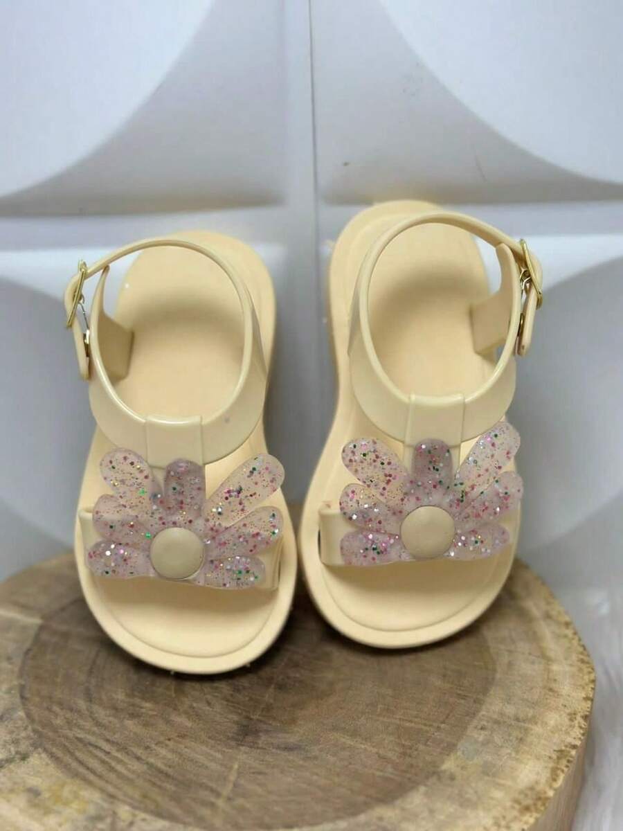Daisy Flower Children's Babouche Sandal Light Soft Comfortable - 奶油 - 查看 1
