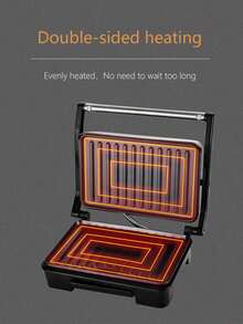 SOKANY 牛排机/帕尼尼早餐机/烤肉机，适用于烤制肉类、香肠、汉堡、三明治