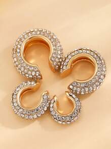 4/8pcs Chunky Ear Cuff For Women Non Piercing Jewelry Set Personalized Rock Punk Ear Clip On Earrings