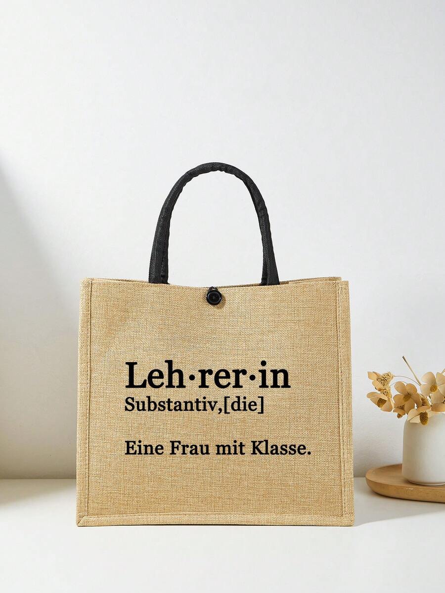 优雅的西班牙风格手提包 - 容量大、可折叠、轻便、适合日常使用，是送给朋友、老师和姐妹的完美礼物 - 非常适合购物和海滩旅行