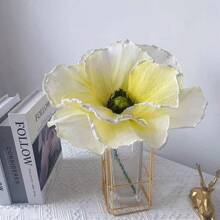 1 Peça Flores de Papoula Artificiais para Decoração, Papoulas Falsas Realistas DIY, Decoração de Casamento, Casa e Festa, Hastes Florais Leves