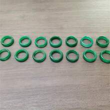 5/10/20 件绿玛瑙戒指 - 光滑天然宝石可叠戴戒指，适合女士和女孩，尺码 6-8，优雅复古珠宝礼物，适合生日、毕业典礼、圣诞节、日常佩戴 | 简约戒指设计，珠宝戒指