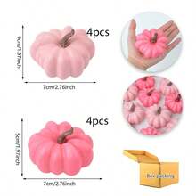 1 Stück / 8 Stück / 16 Stück Halloween DIY Simulation Kürbis Schaumstoff Fake Kürbis Dekoration, Herbst Kürbis Set Thanksgiving Kürbis Dekoration Herbst Künstlicher Kürbis Realistischer Schaumstoff Kürbis