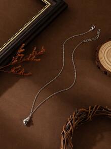 1pc Popular Women's Fashionable Summer Seashell Pendant Necklace, Delicate & Cute, Ideal For Wedding, Engagement, Party & Other Occasions