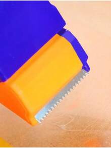 Aplicador de Fita Adesiva Suporte Fita Durex Embalagem Caixas Suporte de Mão Plástico Fita Embalagem - 1 Suporte Fita Durex (NS-4533) - Visão 4