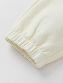 Balabala Girls Jogger Pants 2025 Miiiiichan IP Stylish Casual Sweatpants - Milky White - View 8
