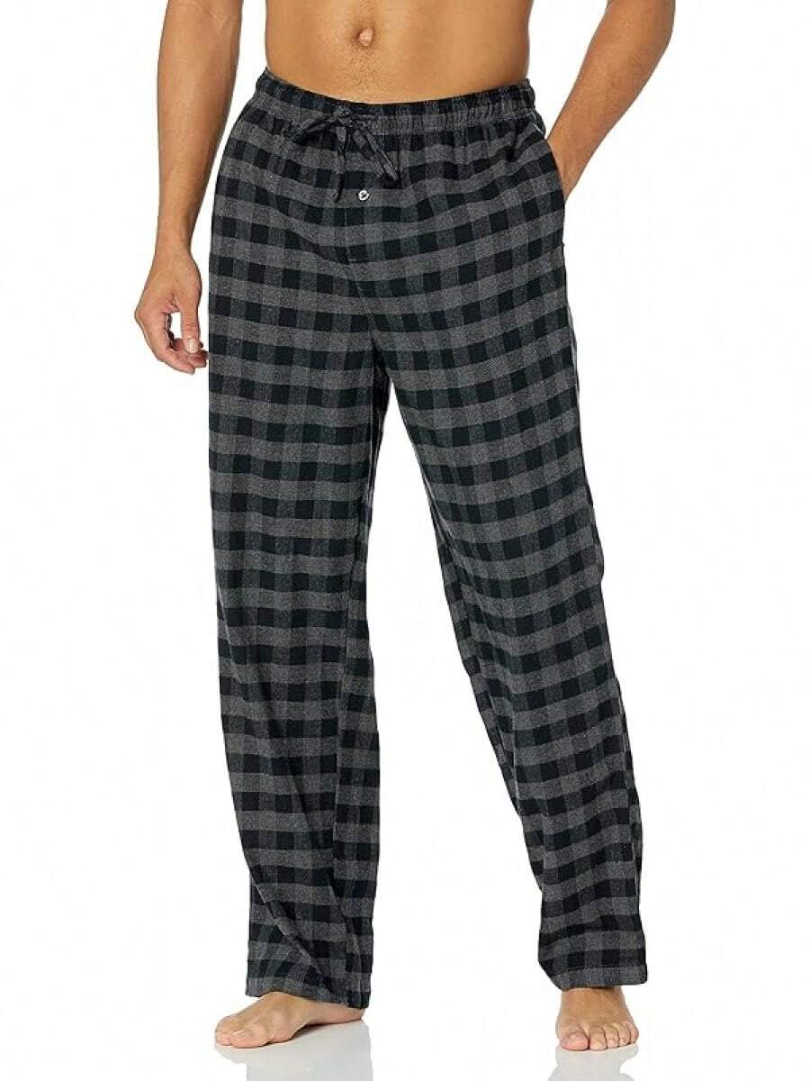 Essentials Men's Flannel Pajama Pant - Gris - Ver 1