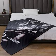 Johnny Ali Printed Flannel Blanket - Patterned Flannel Blanket, Suitable For Home, Office, Car And Camping. Soft & Comfortable, Warm & Cozy, All Seasons, Perfect Gift For Nap And Throw Blanket