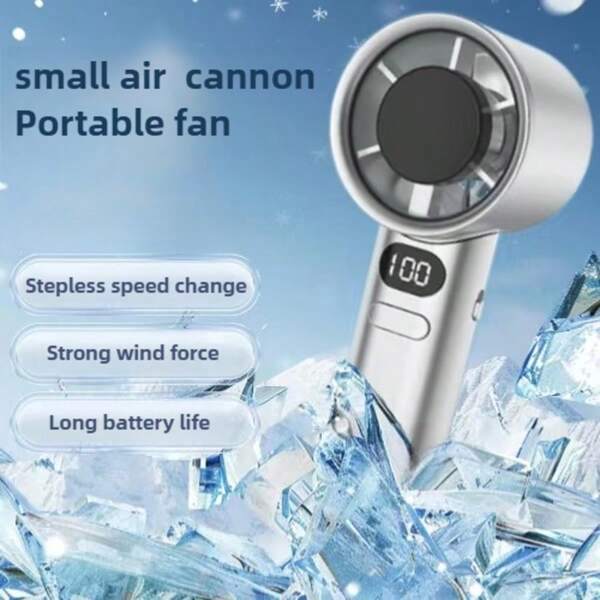 RAF Fan, Handheld Mini Fan - 120 Speed Settings, Long Battery Life, Strong Airflow For Effective Cooling, Suitable For Indoor, Outdoor, Office, School, Women, Men And Students, A Must-Have Cooling Fan For Summer.Electric Fan, Fan, Cooling Fan
