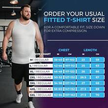 Gynecomastia Compression Shirt For Men - Slimming Undershirt Tank Top - trắng - Xem 8