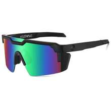 Óculos de sol novos de última geração da marca de luxo para 2024, com lentes azul, verde e vermelha, para homens e mulheres, com design oversized para esportes ao ar livre, com certificação Z87 e design da moda, além de óculos de ciclismo antirraios ultravioleta HW05 com caixa, de design elegante.